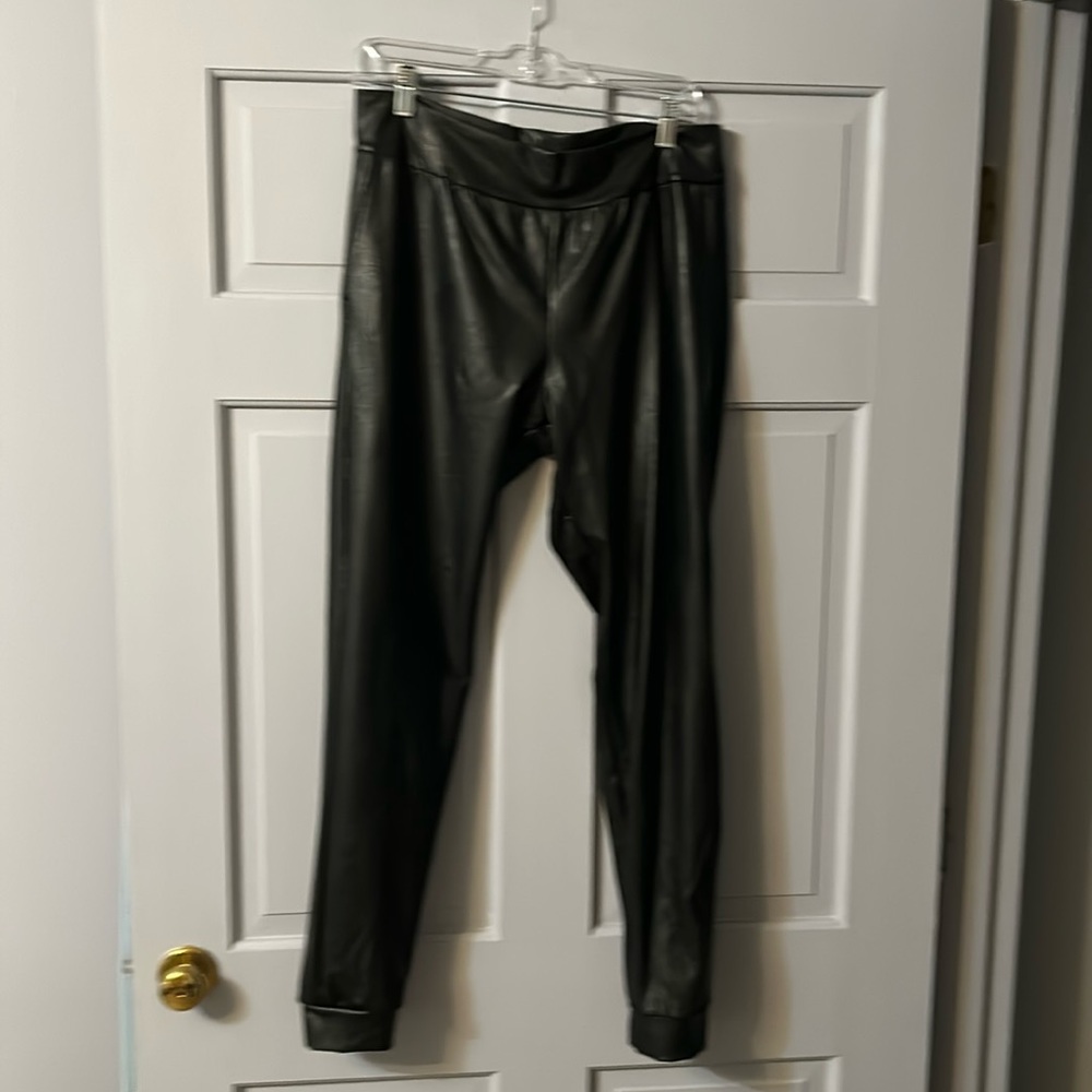 Commando Faux Leather Joggers